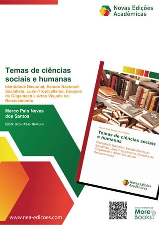 Apresentação do Livro - Temas de Ciências Socias e Humanas