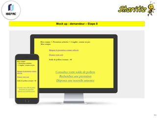 Mock up : demandeur – Etape 8
64
 