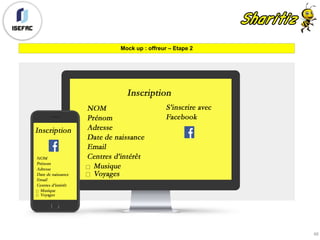 Mock up : offreur – Etape 2
66
 