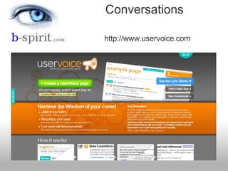 http://www.uservoice.com Conversations 