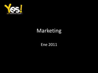 Marketing Ene 2011 