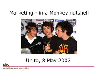 Marketing - in a Monkey nutshell ,[object Object]