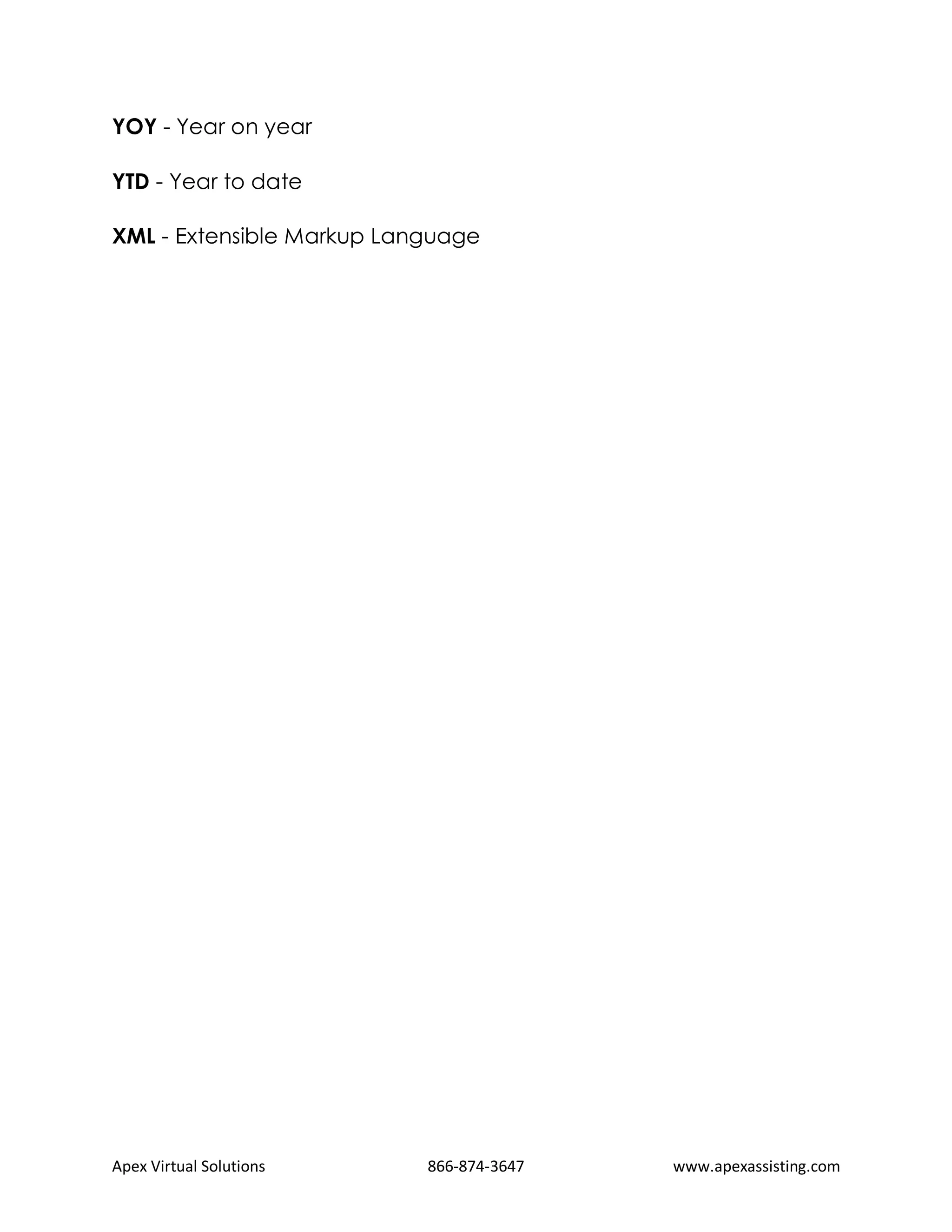 Marketing and Digital Acronym Cheat Sheet PDF