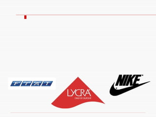 Logomarca  Símbolo que ao ser visto é entendido, lembra logo o produto, serviço ou a quem pertence Quanto mais simples e expressiva, mais fácil de ser identificada. Produto (marca) 