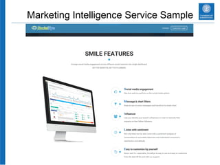 Marketing Intelligence Service Sample
 