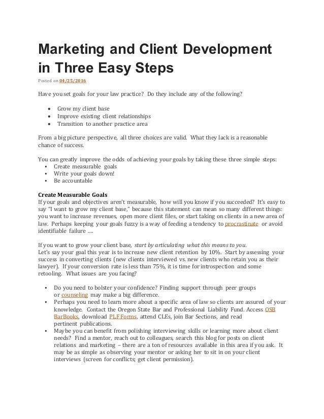 client development