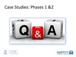 Case Studies: Phases 1 &2
 