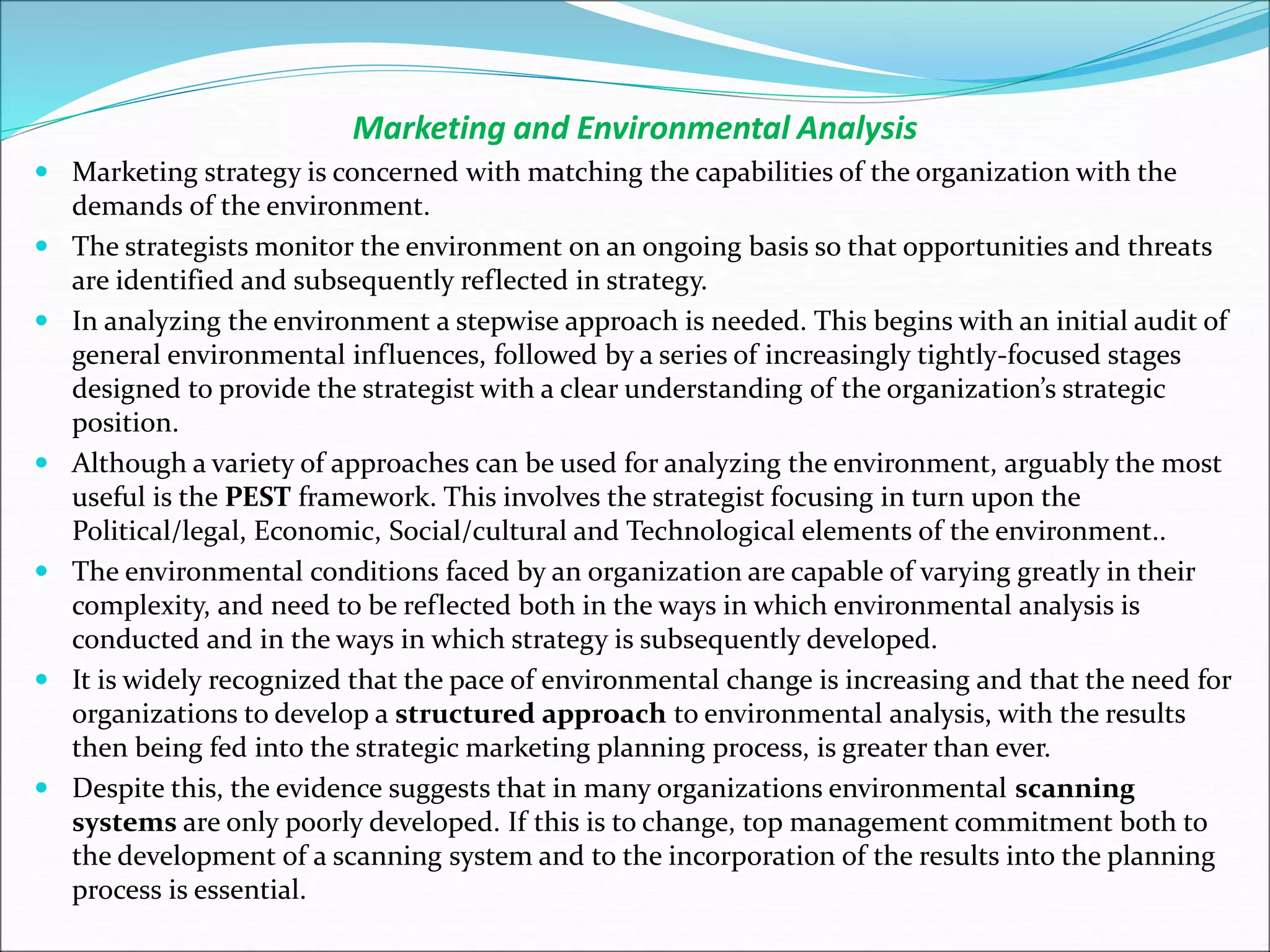 Marketing environment | PPTX