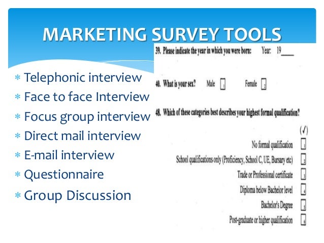 marketing survey Market research - learn when conducting a survey is appropriate, get tips on survey design, and understand how to incorporate survey results into pr and marketing activities. marketing survey Market research - learn when conducting a survey is appropriate, get tips on survey design, and understand how to incorporate survey results into pr and marketing activities.