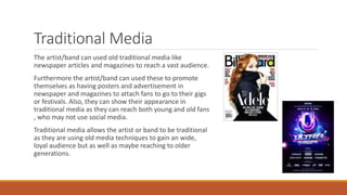 Marketing And Promotion For Music Artist And Bands Ppt Marketing And Promotion For Music Artist And Bands Ppt
