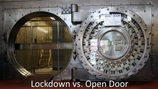 Lockdown vs. Open Door
 