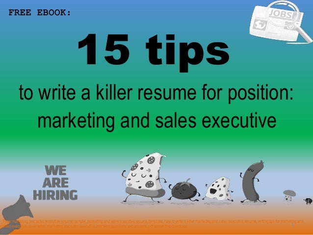 marketing and sales executive