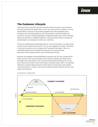 Marketing and the customer lifecycle | PDF