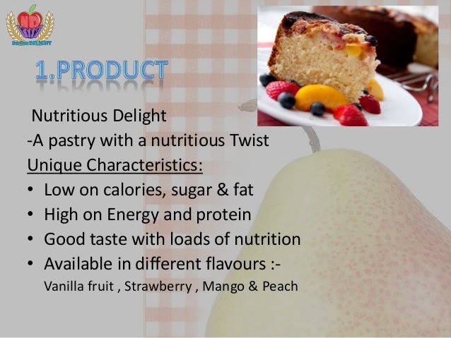 Marketing A Product Example Healthy Pastries 
