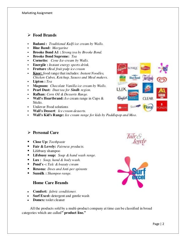 Marketing assignments