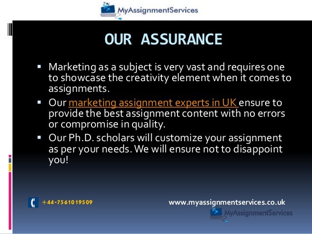 Marketing assignment help