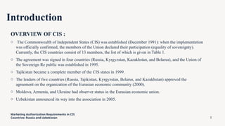 Comprehensive Guide to Marketing Authorization in CIS Countries: Focus ...