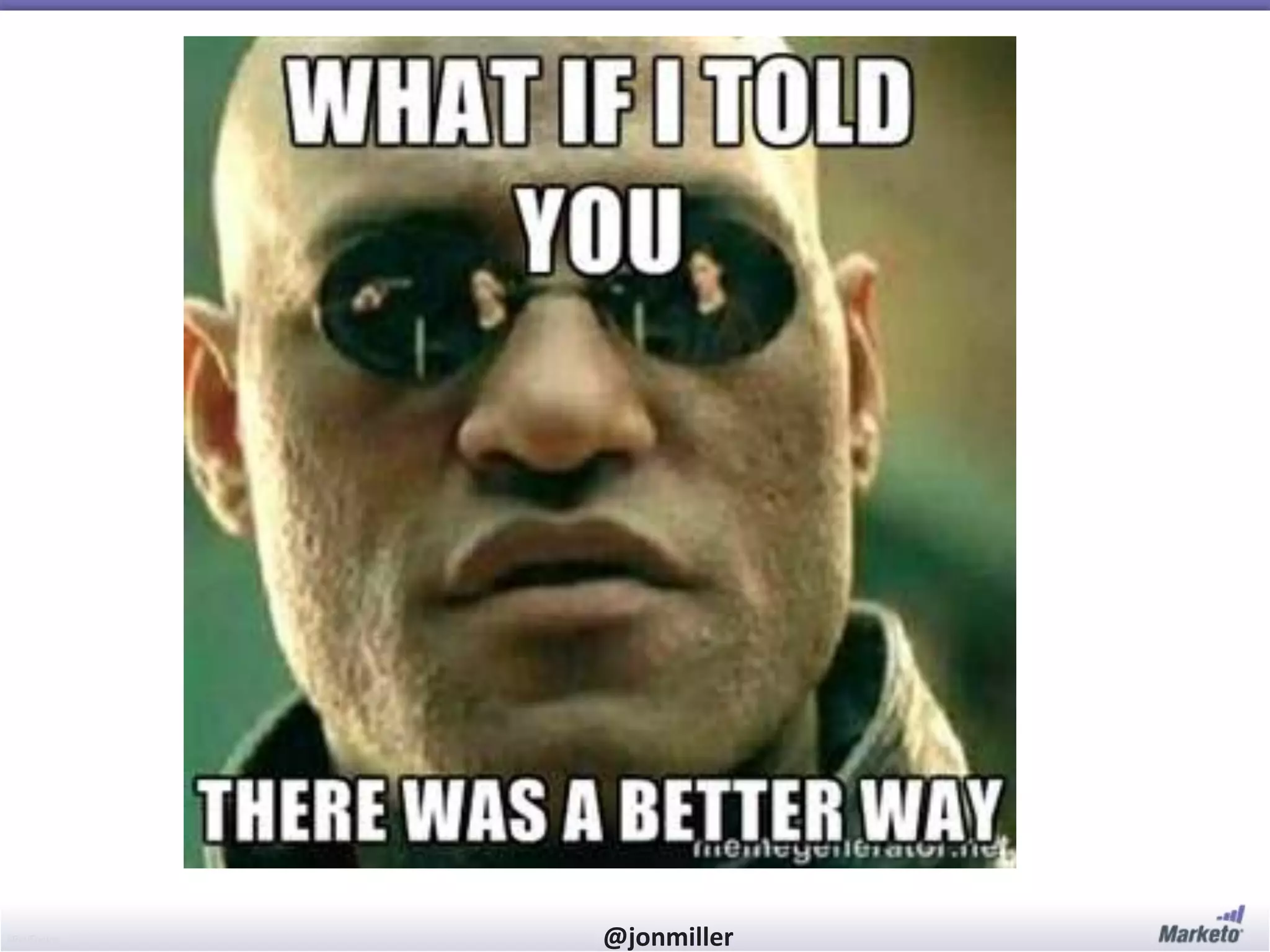 #RevEngine @jonmiller
 