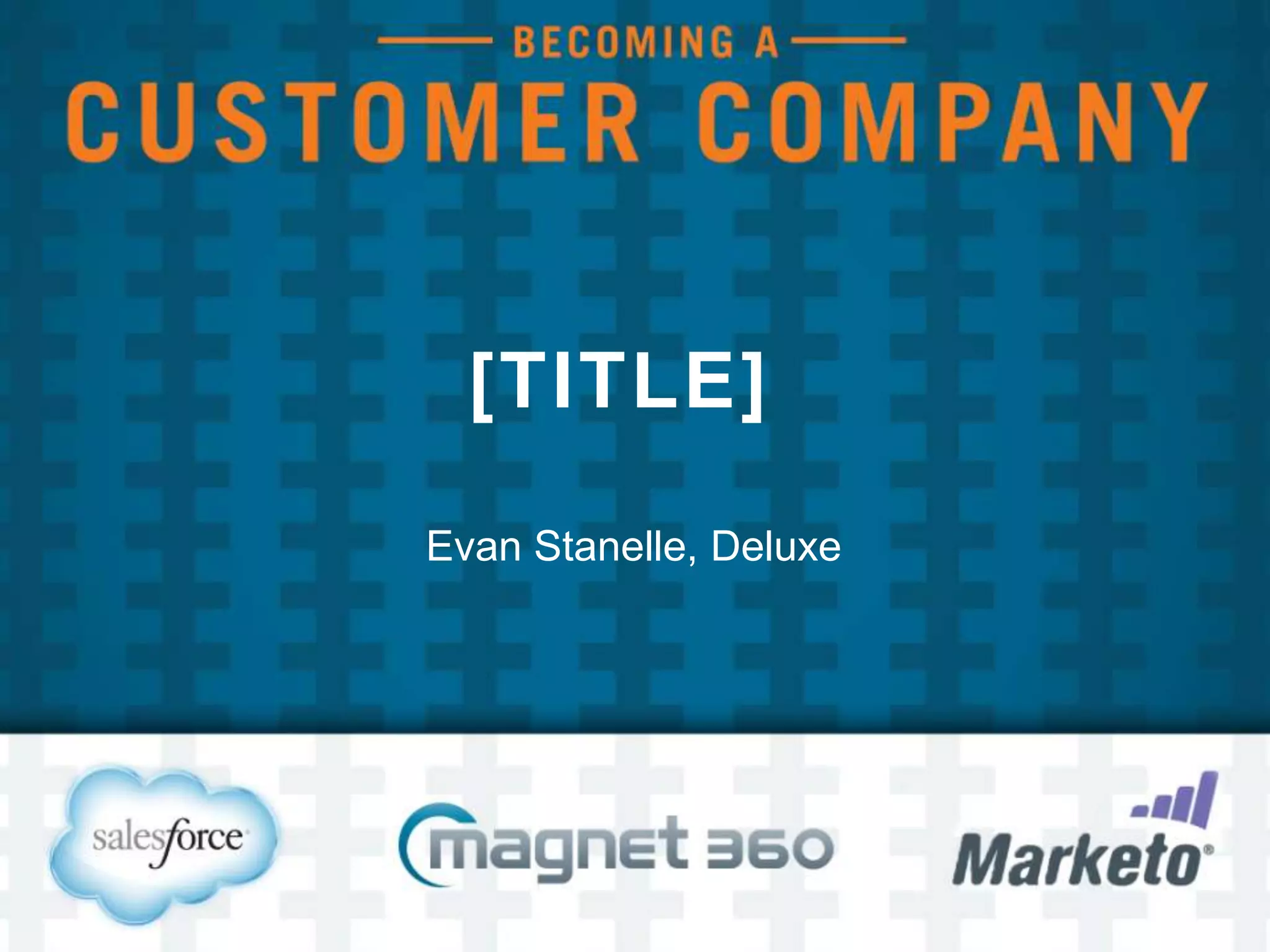 [TITLE]
Evan Stanelle, Deluxe
 