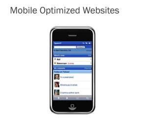 Mobile Optimized Websites
 