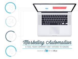 78
34
61
76

Marketing Automation
A TOOL YOUR COMPANY CAN’T AFFORD TO IGNORE
CREATED BY

 