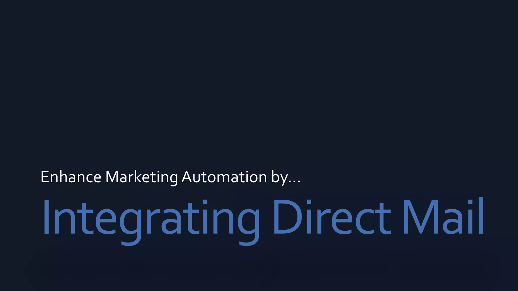 IntegratingDirectMail
 