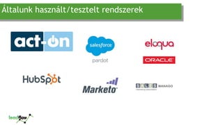 Általunk használt/tesztelt rendszerek
 