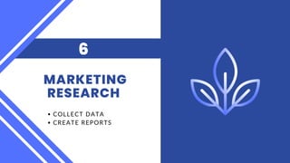 MARKETING
RESEARCH
6
COLLECT DATA
CREATE REPORTS
 