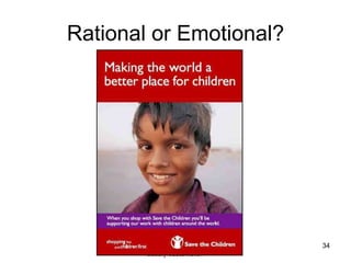 Marketing Basics - How can I satisfy customers?33Rational or Emotional?