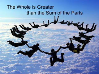 The Whole is Greater
than the Sum of the Parts
 