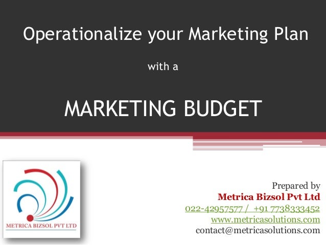 simple steps for making a marketing budget making a budget plan