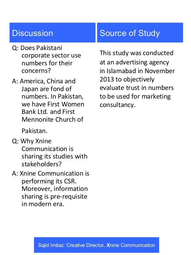 Marketing by Numbers