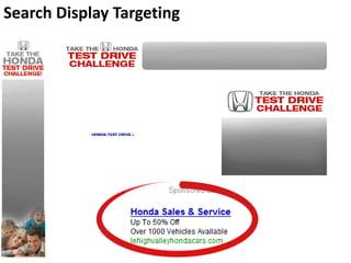 Search Display Targeting
 