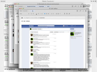 Kend dine brugere - og lav engagerende indhold til Facebook / København den 28. maj 2013
 