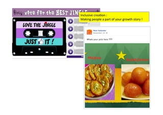 Inclusive	
  crea>on	
  :	
  	
  
Making	
  people	
  a	
  part	
  of	
  your	
  growth	
  story	
  !	
  
 