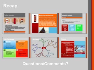 Recap
Questions/Comments?
 