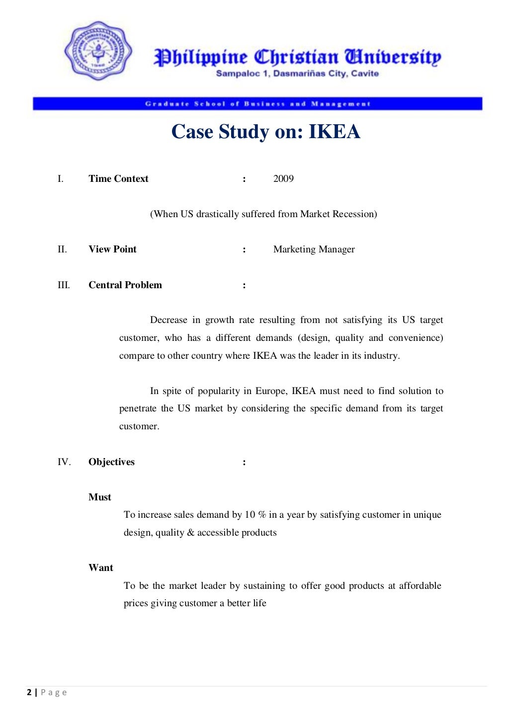 Mktg 522 ikea case study picture