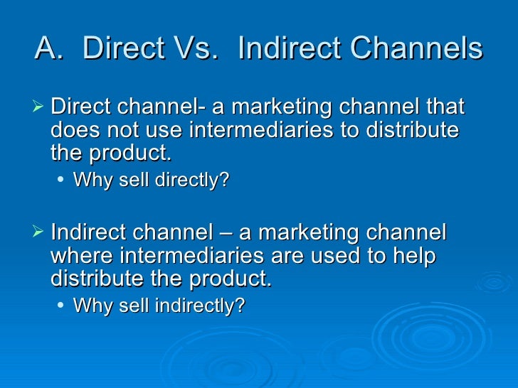 Marketing Channels