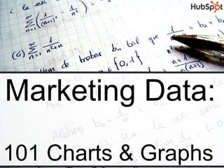 Marketing Data:   101 Charts & Graphs 