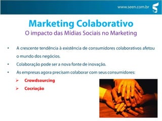 Pesquisadores da IBM, HP e Microsoft estão coletando dados das redes sociais para desenvolver perfis e elaborar melhores abordagens de comunicação para seus empregados e consumidores.Marketing ColaborativoO impacto das Mídias Sociais no Marketinghttp://migre.me/3UKPV