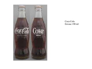 Coca Cola
Envase 190 ml
 