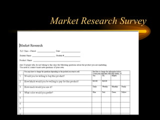 Market Research Survey 
