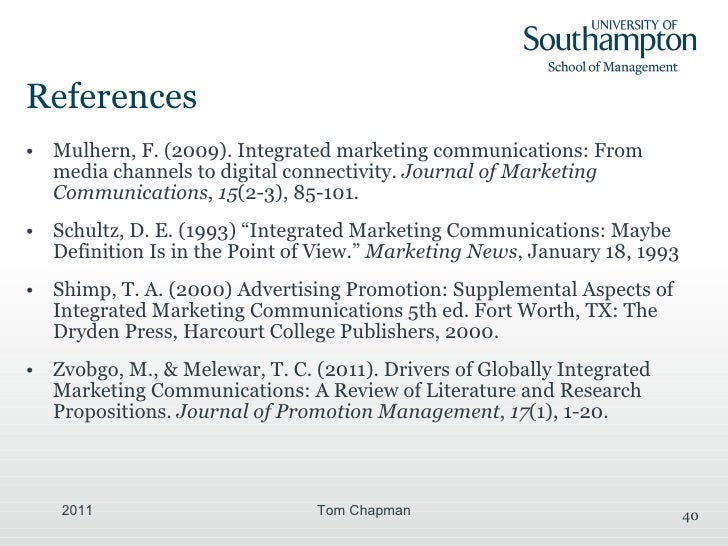 integrated marketing communications definition