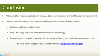 Marcomm Plan Example Marketing Communications Planning Guide | PDF
