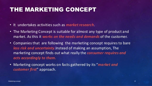 what are the limitations of marketing concept