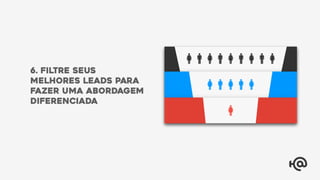 6. filtre seus
melhores leads para
fazer uma abordagem
diferenciada
 