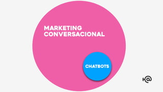 Marketing
Conversacional
Chatbots
 