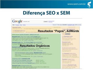 Diferença SEO x SEM