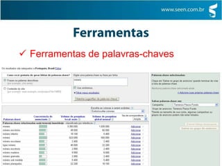 Google AdWords Direcione os anúncios especificamente para pessoas que estão procurando por seus produtos ou serviços.
