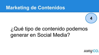 Marketing de Contenidos
 